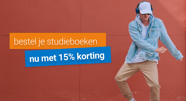 15% korting op heel veel studieboeken