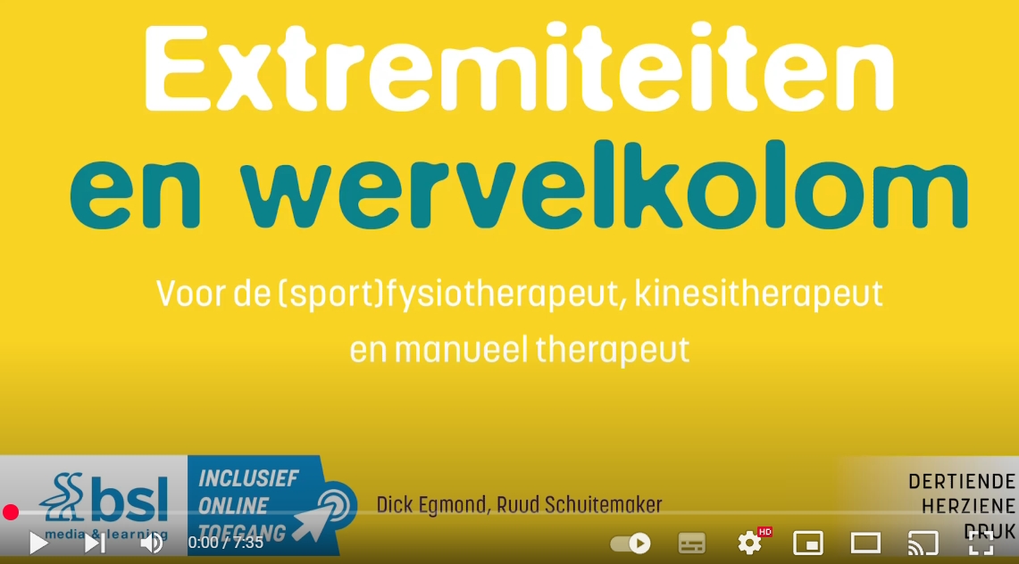 Bekijk hier de uitgebreide informatievideo over Extremiteiten en wervelkolom