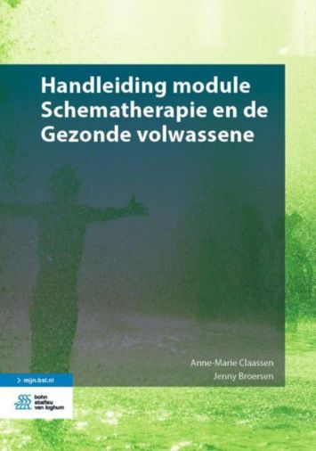 Voorkant - Handleiding module Schematherapie en de Gezonde volwassene
