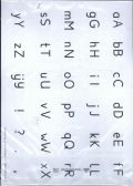 Voorkant - Schrijven leer je zo! Letterkaart 4 - set van 5 ex