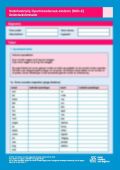 Voorkant - Nederlandstalig Dysartrieonderzoek - Kinderen (NDO-K) scoreformulieren