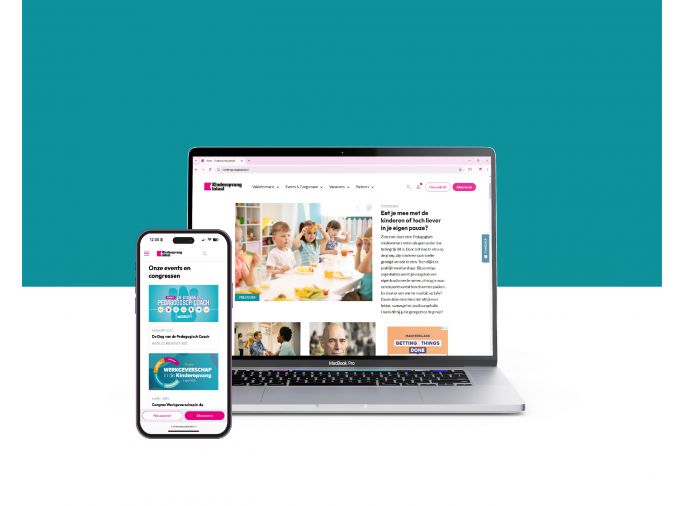 Voorkant - KinderopvangTotaal Op de groep - Digitaal Maandabonnement
