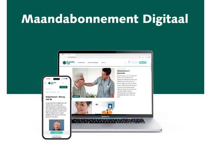 Voorkant - DementieVisie maandabonnement