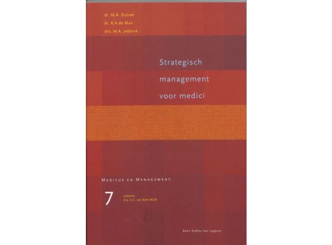 Voorkant - Strategisch management voor medici
