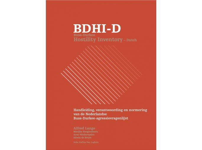 Voorkant - Buss-Durkee Hostility Inventory Dutch (BDHI-D) - handleiding