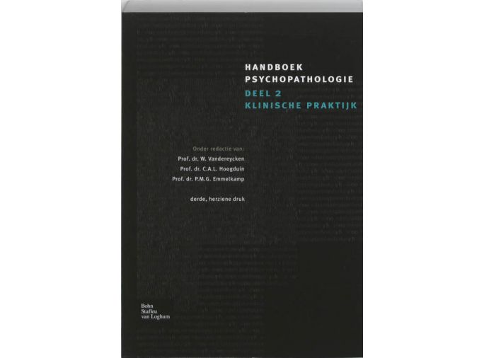 Voorkant - Handboek psychopathologie 2