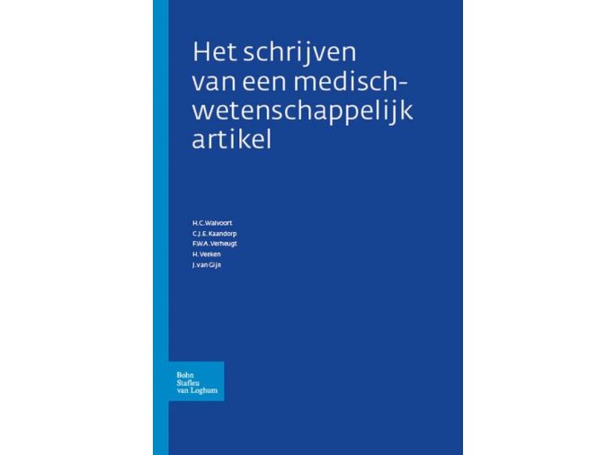 Voorkant - Het schrijven van een medisch-wetenschappelijk artikel