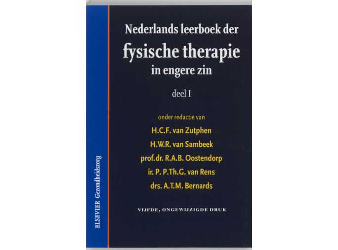 Voorkant - Nederlands leerboek der fysische therapie in engere zin 1