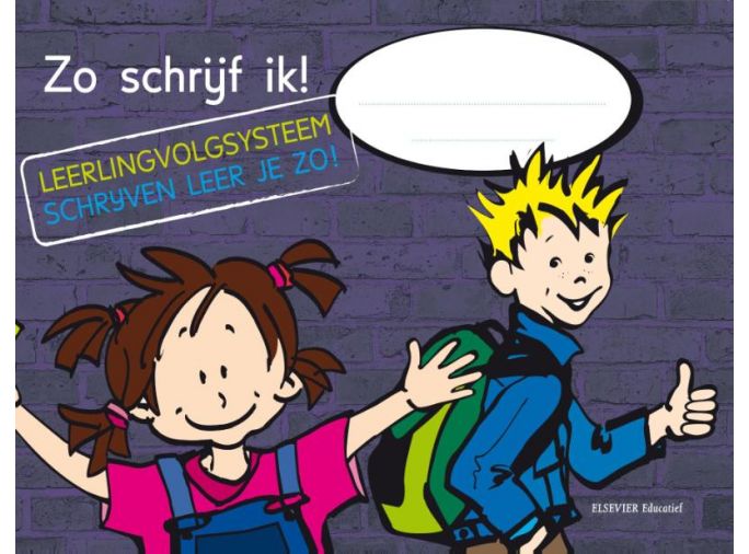 Voorkant - Schrijven leer je zo! set a 5 ex Zo schrijf ik! Leerlingvolgsysteem