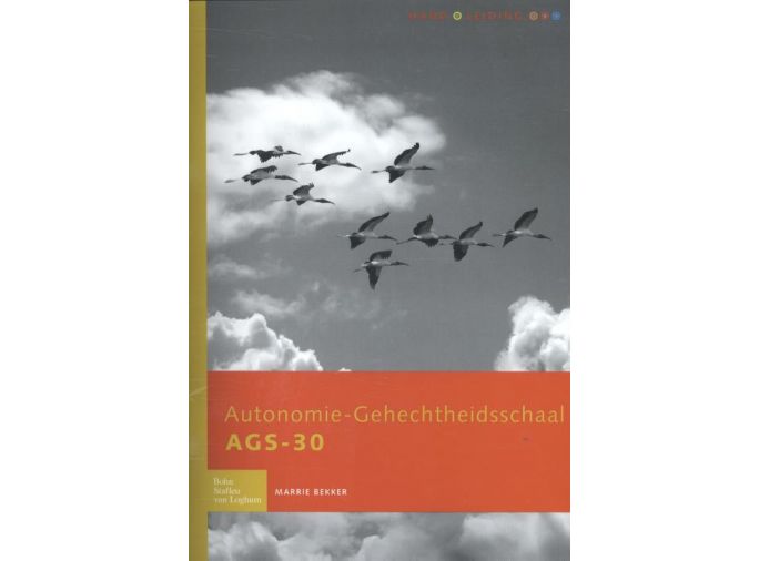 Voorkant - Autonomie-gehechtheidsschaal (AGS 30) - handleiding