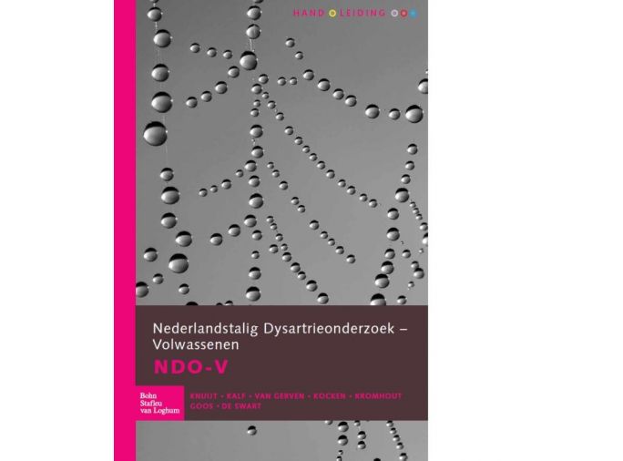 Voorkant - Nederlandstalig Dysartrie Onderzoek volwassenen (NDO-V) - complete set