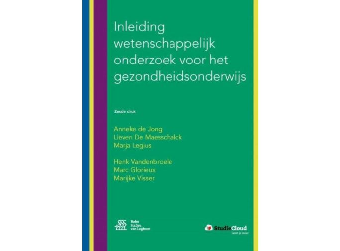 Voorkant - Inleiding wetenschappelijk onderzoek voor het gezondheidsonderwijs