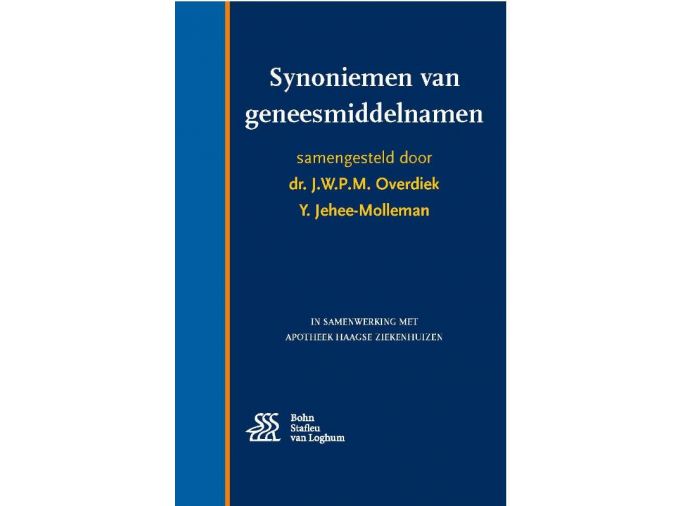 Voorkant - Synoniemen van geneesmiddelnamen