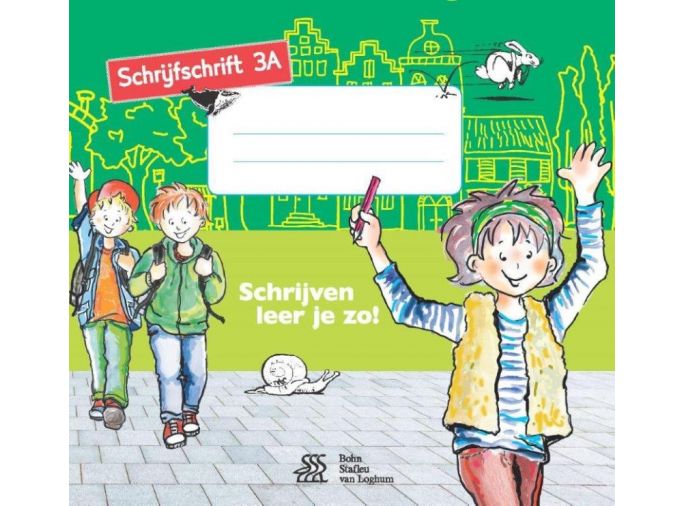 Voorkant - Schrijven leer je zo! - Schrijfschrift 3A - set van 5 stuks