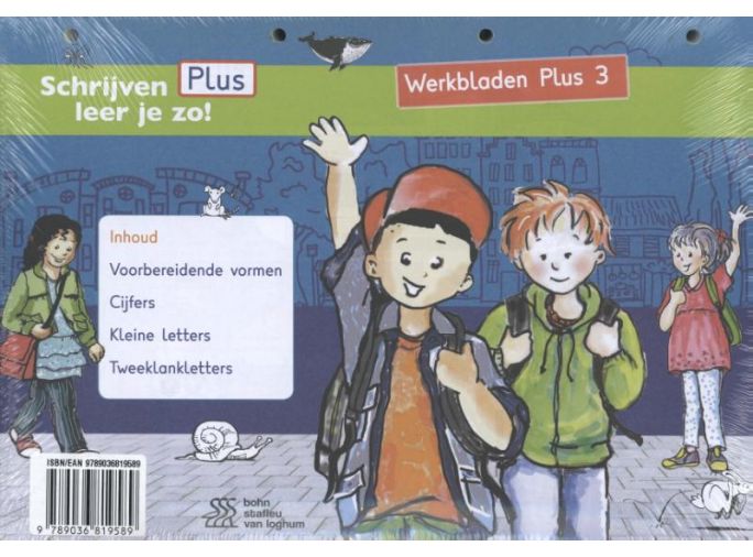 Voorkant - Schrijven leer je zo! - Werkbladen Plus 3