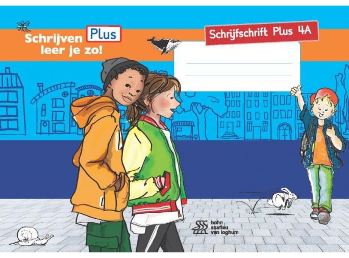 Voorkant - Schrijven leer je zo! Schrijfschrift Plus 4A