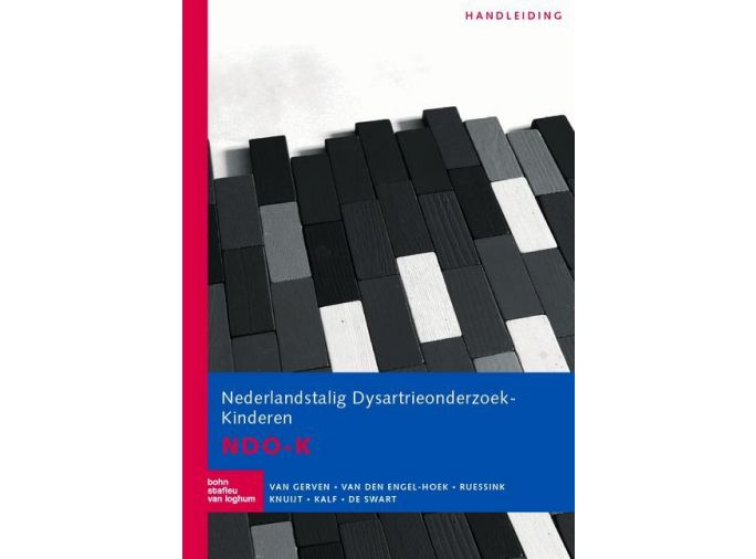 Voorkant - Nederlandstalig Dysartrieonderzoek - Kinderen (NDO-K) complete set