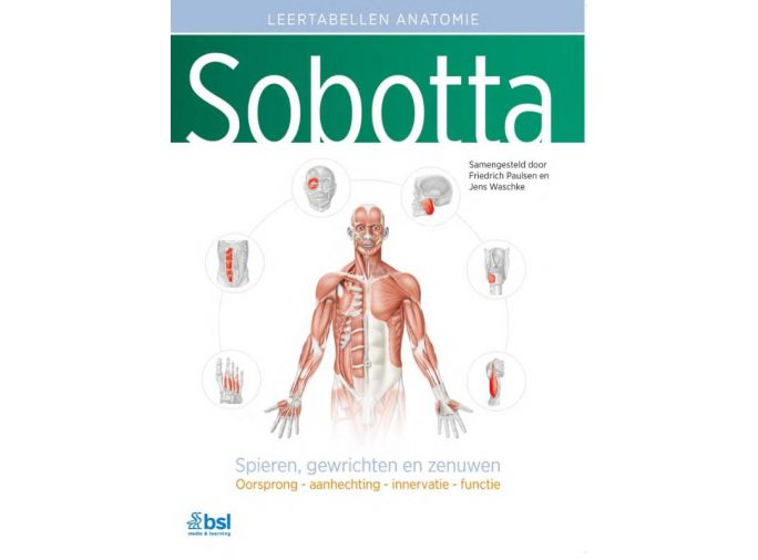Voorkant - Sobotta Tabellen over spieren, gewrichten en zenuwen