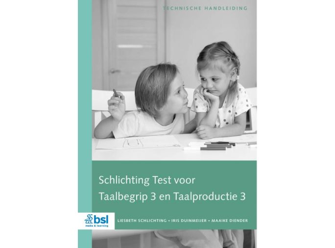 Voorkant - Schlichting Test voor Taalbegrip en Taalproductie 3 - Technische Handleiding