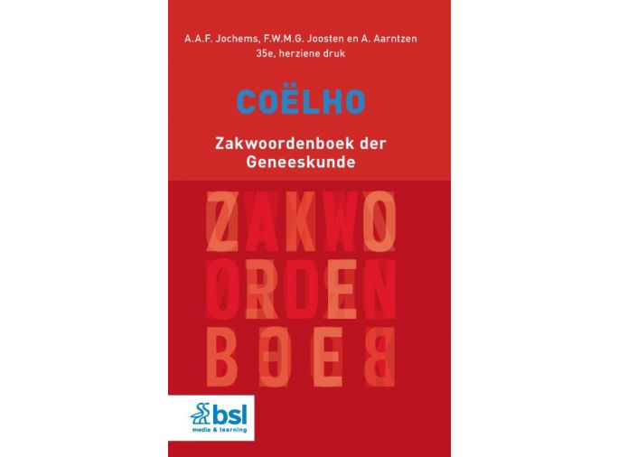 Voorkant - Coëlho Zakwoordenboek der Geneeskunde