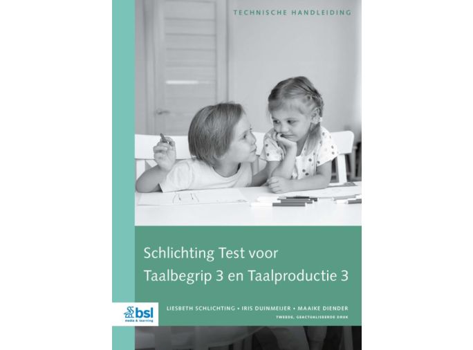 Voorkant - Schlichting Test voor Taalbegrip en Taalproductie 3 - Technische Handleiding