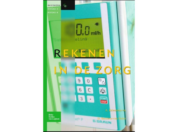 Voorkant - Rekenen in de zorg voor niveau 3-4