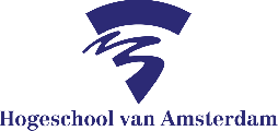 Hogeschool van Amsterdam boekenlijsten Voeding en dietetiek